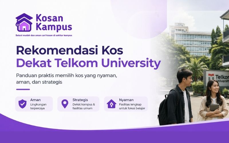 Rekomendasi Kos Dekat Telkom University: Panduan Praktis Memilih Tempat Tinggal yang Nyaman